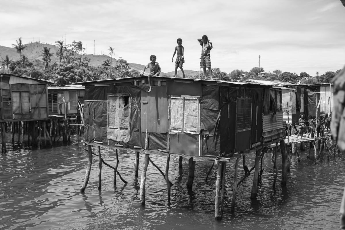 Papua New Guinea Port Moresby slums