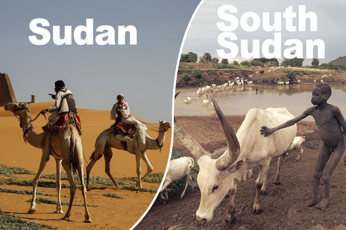 Sudan is different to South Sudan